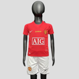 Tenue Enfant Manchester United Domicile Rétro 07/08