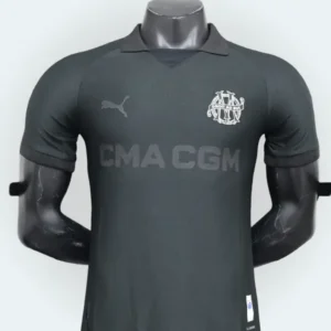 Maillot Olympique de Marseille 125eme Anniversaire 24/25 (Noir) Version Player