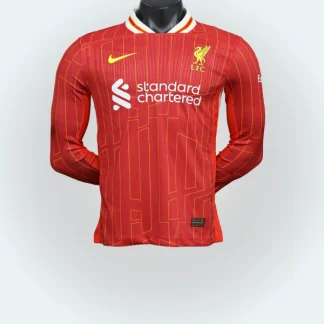 Maillot Liverpool FC Domicile Manches Longues 24/25 – Version Player