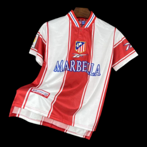 Maillot Atletico Madrid Domicile Rétro 90/00