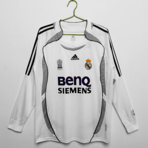 Maillot Real Madrid Domicile Manches longues Rétro 06/07