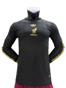 Maillot D Or Mexique Manche Longues 25 26 Version Player Removebg Preview 225x300