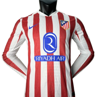 Maillot Atlético Madrid Domicile Manche longue 25/26 – Version Player