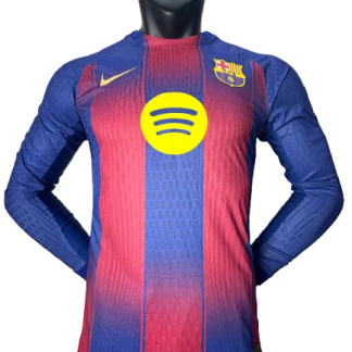 Maillot FC Barcelone Domicile Manches Longues 25/26 – Version Player