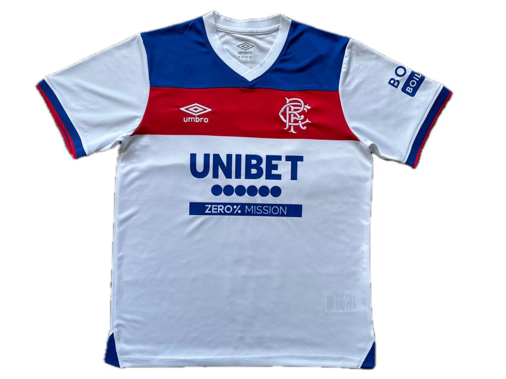 Maillot Rangers Extérieur 2020/21 Pro-fit - Taille S, Castore Officiel - Occasion Rare