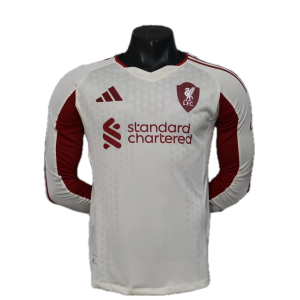 Maillot Liverpool FC Exterieur Manche Longues 25/26 – Version Player