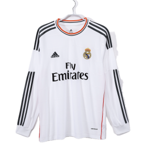 Real Madrid Maillot Retro Domicile Manche Longues 13/14