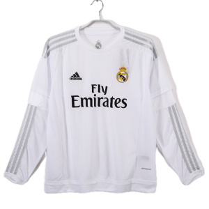 Real Madrid Maillot Retro Domicile Manche Longues 15/16