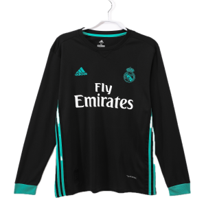 Real Madrid Maillot Retro Exterieur Manche Longues 17/18