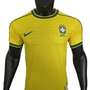 Brésil Maillot Retro Domicile 98 - Version Player
