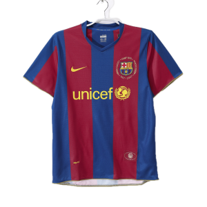 FC Barcelone Maillot Retro Domicile 07/08