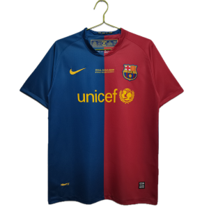 FC Barcelone Maillot Retro Domicile 08/09