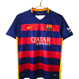 FC Barcelone Maillot Retro Domicile 15/16