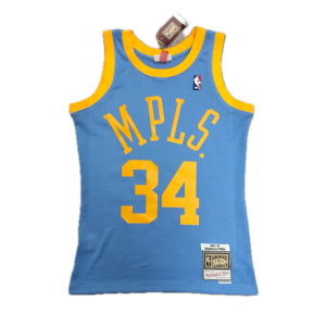 Los Angeles Lakers Maillot Retro NBA Edition MitchellNess 01/02