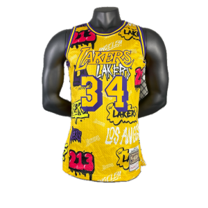 Los Angeles Lakers Maillot Retro NBA Edition MitchellNess 96/97