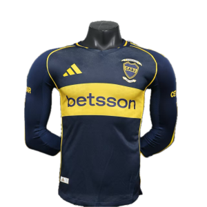 Boca juniors Maillot Domicile Manche Longues 25/26 – Version Player