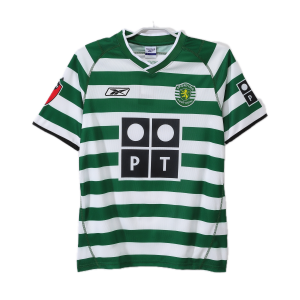SPORTING CP MAILLOT Retro DOMICILE 03/04
