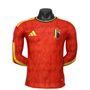 Belgique Maillot Domicile Manche longues 26/27 – Version Player