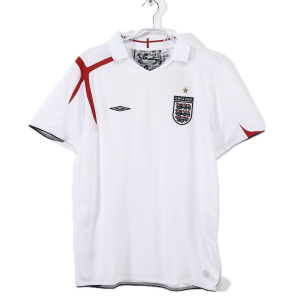 Angleterre Maillot Retro Domicile 2006
