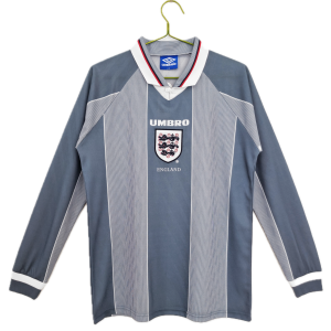 Angleterre Maillot Retro Exterieur Manche Longues 1996