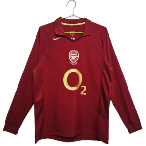 Arsenal FC Maillot Manches Longues Retro Domicile 05/06