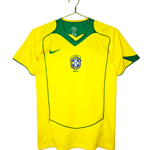 Brésil Maillot Retro Domicile 2004