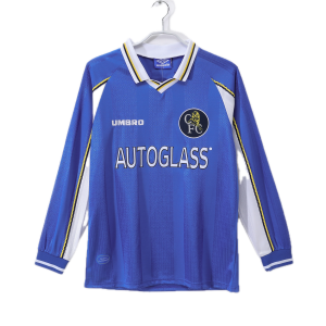 Chelsea FC Maillot Retro Manche Longues Domicile 97/99