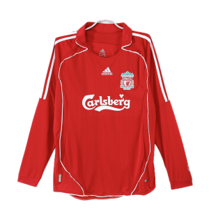 Liverpool FC Maillot Retro Manche Longues  Domicile 06/07
