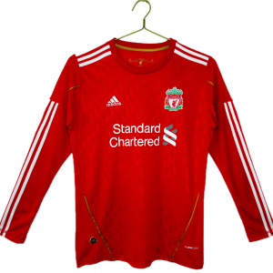 Liverpool FC Maillot Retro Manche Longues  Domicile 10/11