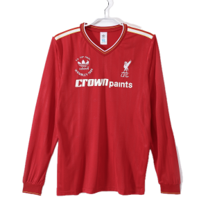Liverpool FC Maillot Retro Manche Longues  Domicile 86/87