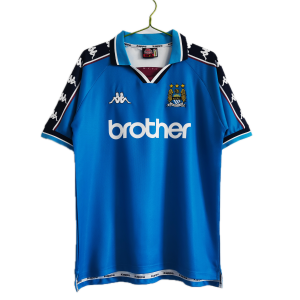Manchester City Maillot Retro Domicile 97/98