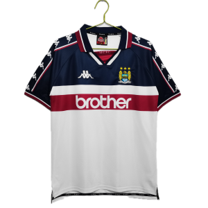 Manchester City Maillot Retro Exterieur  97/98