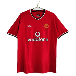 Manchester United Maillot Retro Domicile 00/02