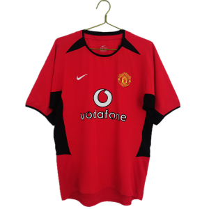 Manchester United Maillot Retro Domicile 02/04