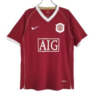 Manchester United Maillot Retro Domicile 06/07