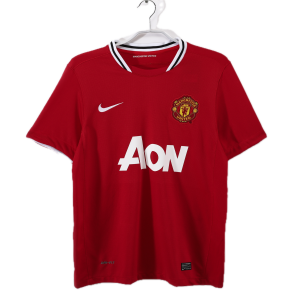 Manchester United Maillot Retro Domicile 11/12