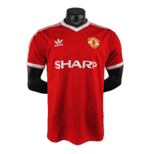 Manchester United Maillot Retro Domicile 83/84
