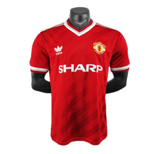 Manchester United Maillot Retro Domicile 86/88