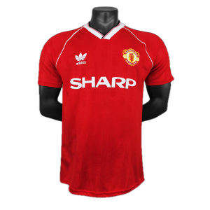 Manchester United Maillot Retro Domicile 88/90