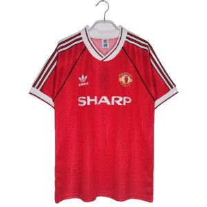 Manchester United Maillot Retro Domicile 91/92