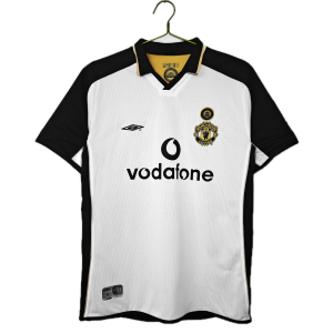 Manchester United Maillot Retro Exterieur 01/02