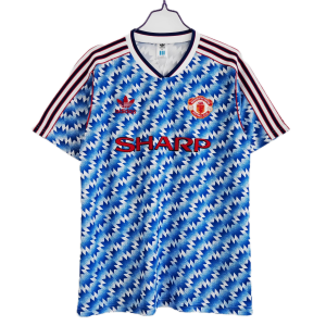 Manchester United Maillot Retro Exterieur 90/92