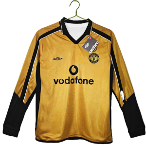Manchester United Maillot Retro Manche Longues Third 01/02