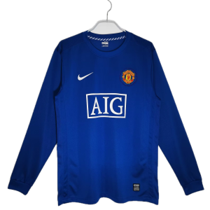Manchester United Maillot Retro Manche Longues Third 08/09