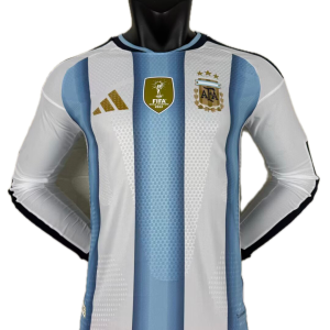 Argentine Maillot Domicile Manche Longues 26/27 - Version Player