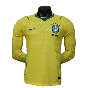 Brésil  Maillot Domicile Manche Longues 26/27 - Version Player