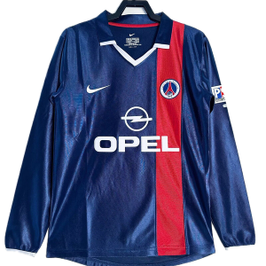 Paris Saint Germain Maillot Rétro Domicile Manche Longues 01/02