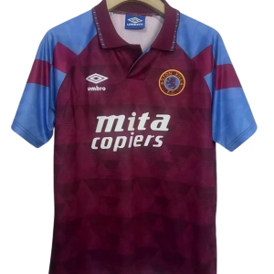Aston Villa Maillot Rétro Exterieur 1990