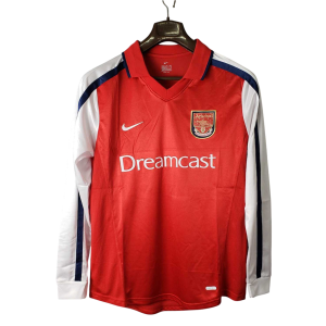 Arsenal FC  Maillot Rétro Domicile Manche Longues 00/01