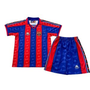 FC Barcelone Tenue Rétro Domicile 96/97 - Enfant
